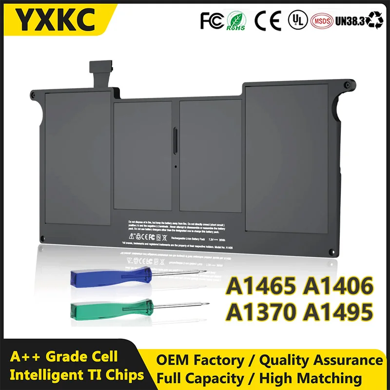 バッテリー新品同様 11インチ　MacBook Air A1465 yorokobiya_k-apple-a1406