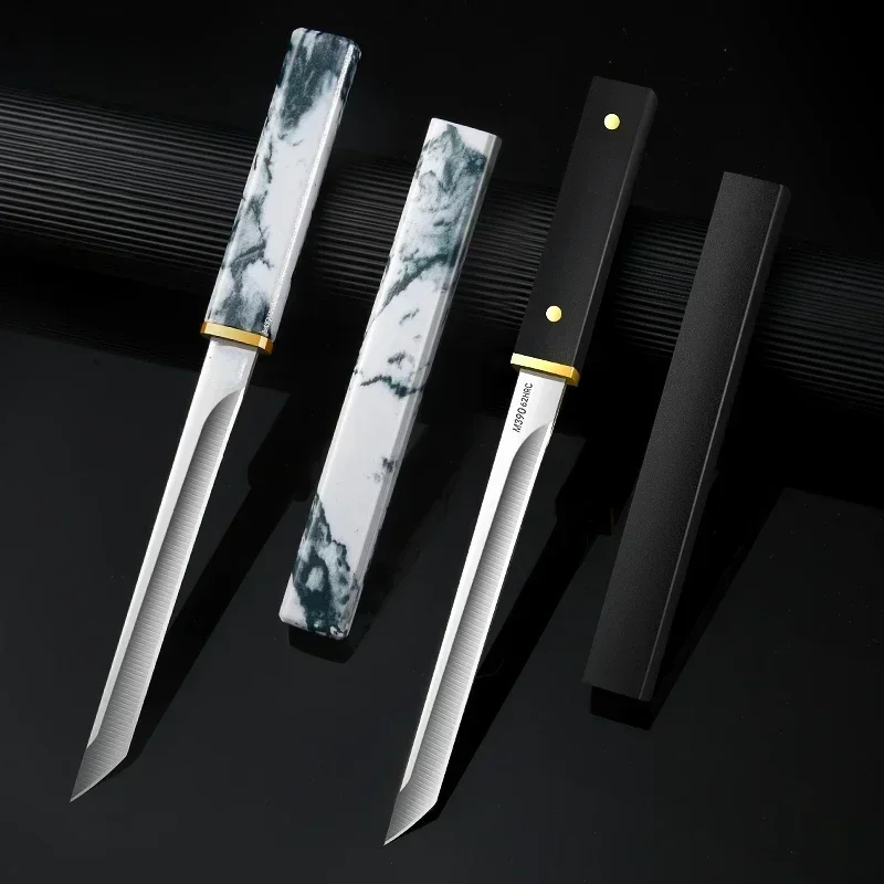 Kitchen knife meat cleaver M390 pocket knife small fruit vegetable cutting peeling slicing meat BBQ knives