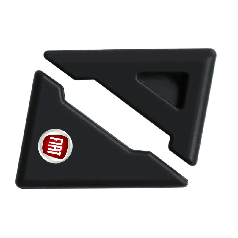 2개입 실리콘 자동차 도어 코너 커버 범퍼 충돌 스크래치 보호대 피아트 JUNTO 아바르트 500 스틸로 두카토 팔리오 브라보 도블로 에지아용