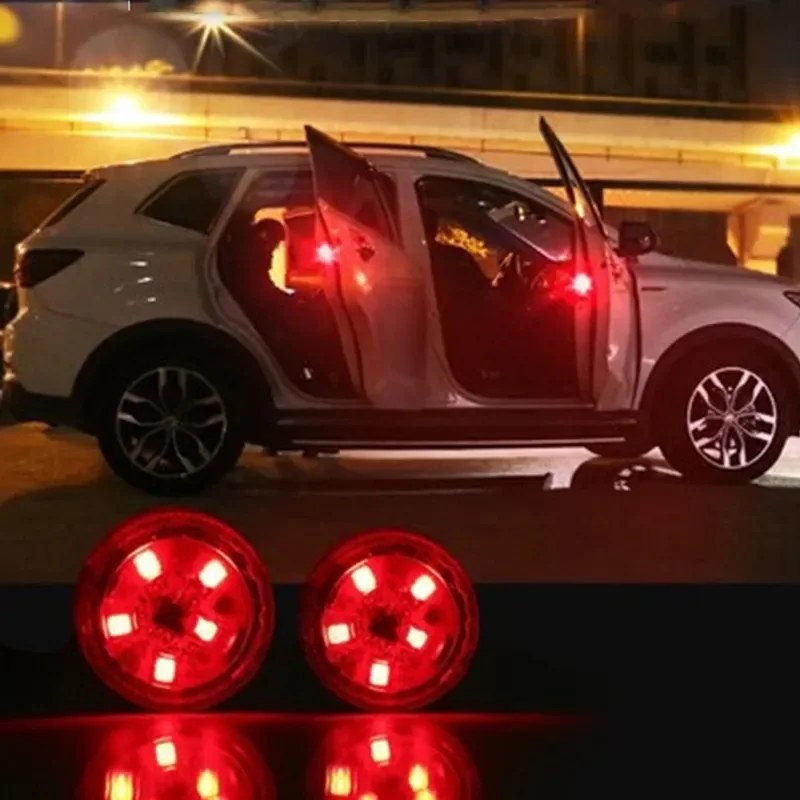 

Car Door Warning Light Magnetic Wireless 5 LED Flash Signal Light Waterproof Strobe Anti Rear-end Collision Led Safety Rear Lamp