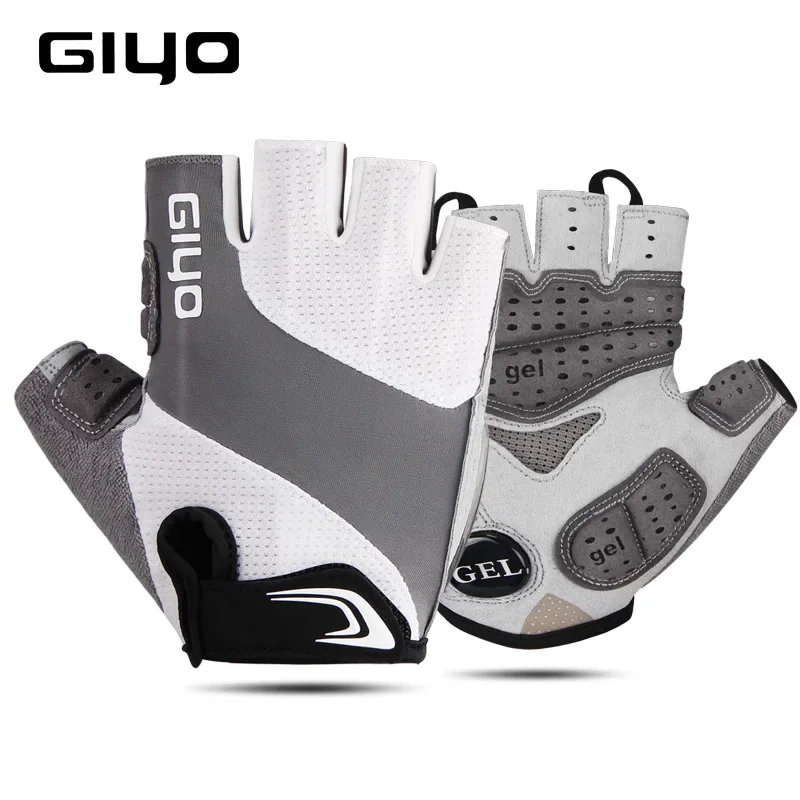

Новинка, летние велосипедные перчатки GIYO S-10 с открытыми пальцами для горного велосипеда, дышащие амортизирующие спортивные перчатки, противоскользящие