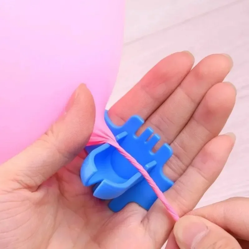 1pc Balloon Tying Tool Tieing Accessory Knotting Faster Electric Blower Ballon Dot Convenient and Practical Easy Knot Device electric balloon pump balloon pump