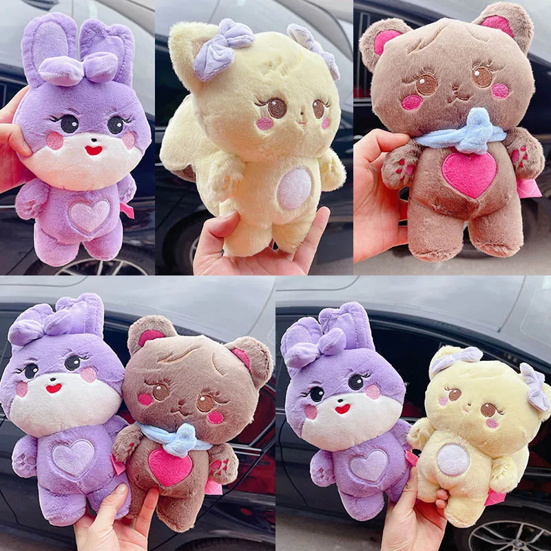 Kpop Pink Character Plush Doll BORN PINK World Tour Official Plushies JENNIE JISOO ROSE LISA Kawaii Stuffed Animals Gifts