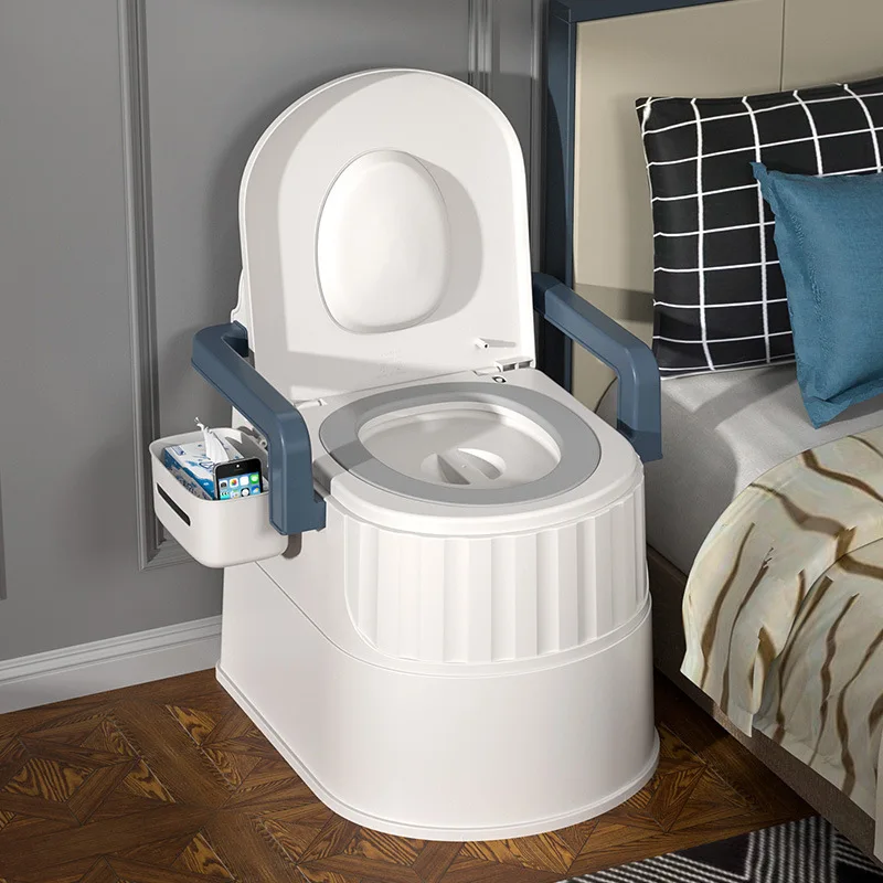 Portable Toilet Toilet for The Elderly and Pregnant Women Household for The Elderly Basin Mobile Camping Wc