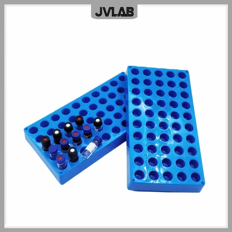 Plastic Chromatography Vial Rack For 12 mm Micro Vials Replacement 9301-0722 vial rack