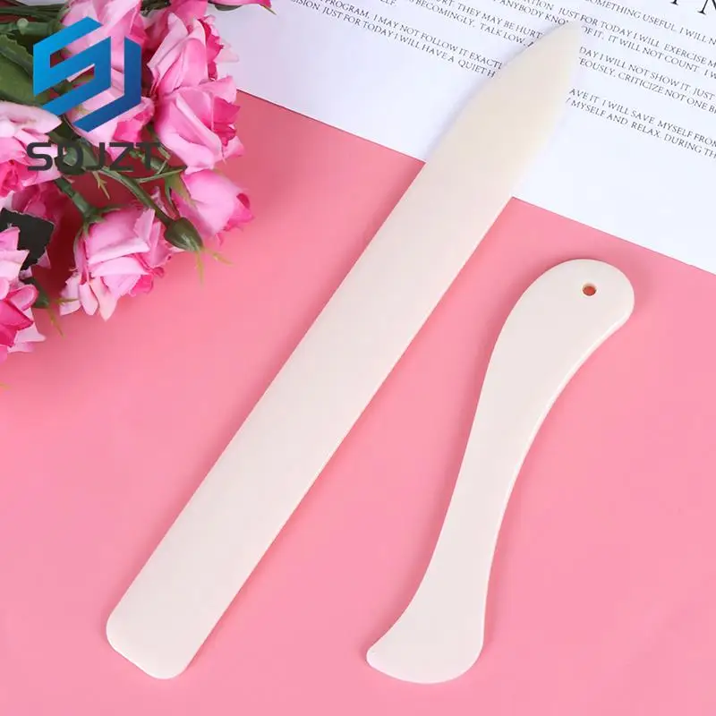 2Pcs/set Bone Folder Craft Tools Leather Scoring Folding Creasing Paper Accessory