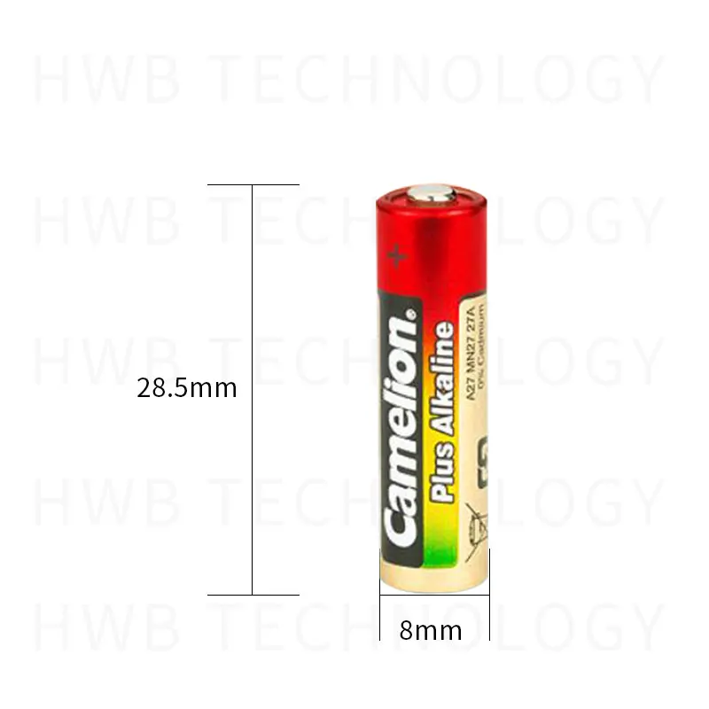 20pcs/lot New 12V Camelion A27 27A Ultra Alkaline battery/alarm batteries alkaline battery disposable battery
