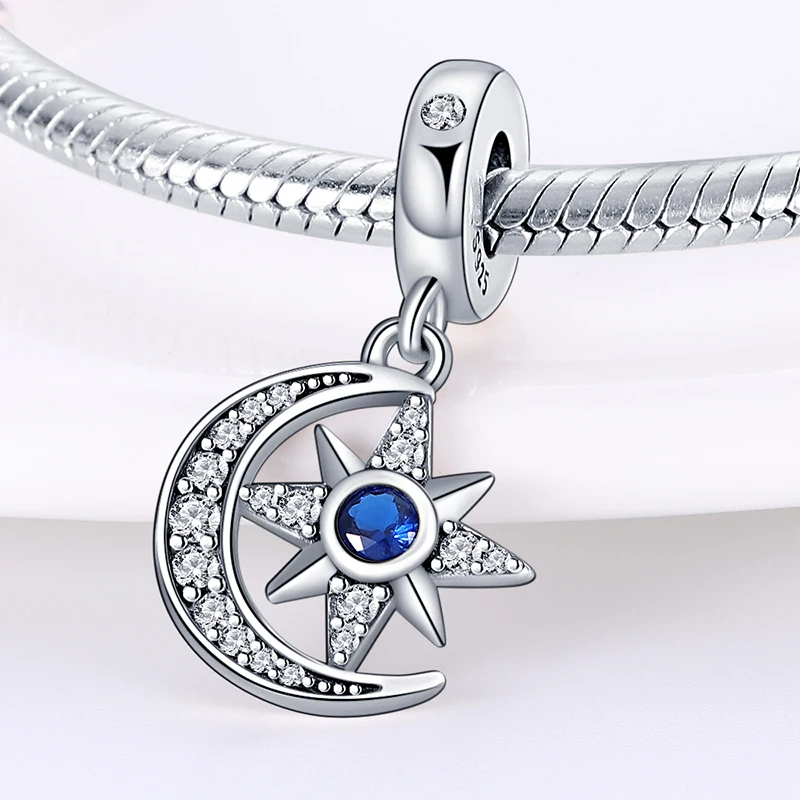 Mode 925 Sterling Silber Astronaut Space Series Charms Perlen passen Qikaola 925 Original Armbänder DIY Jahrestag Schmuck 2023 – Detail 22
