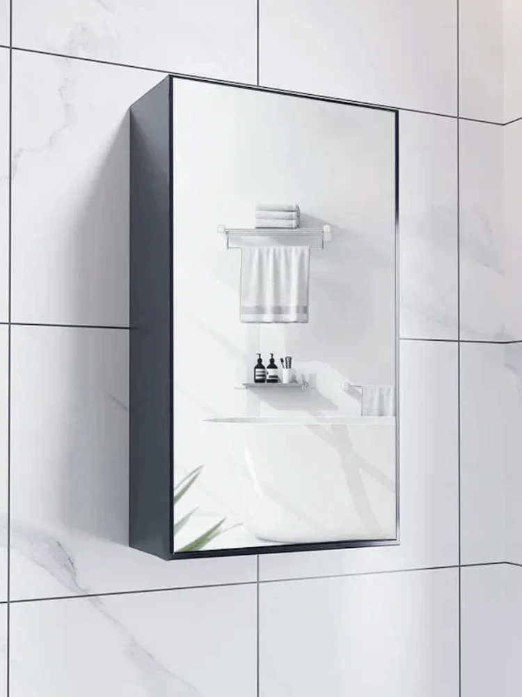 Nordic Style Smart Bathroom Cabinets Fashion Antifog Large Capacity Mirror Cabinet Simple Home Furniture Armario Bano