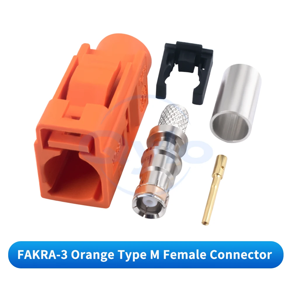 FAKRA K Weiblicher Automobilstecker FAKRA-3 Stecker A/B/C/D/E/F/G/H/I/K/L/M/Z Modelle Mehrere Farben (1 Stück) – Detail 17