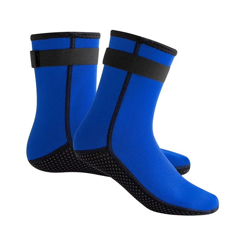 Neoprene Water Socks - Knee Length Diving Socks With Non-Slip Sole For Swimming & Surfing