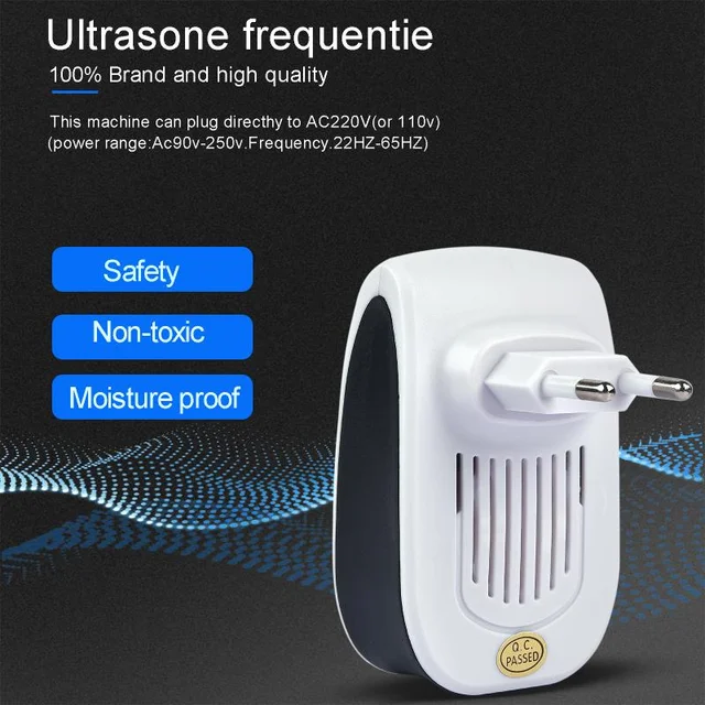 Pest Pesteller Elektronikus Ultrahangos Kártevő Elutasító Egér Patkány Csótány Kártevőirtó Készülék Háztartási Szúnyoggyilkos Eu Us Plug - Image 4