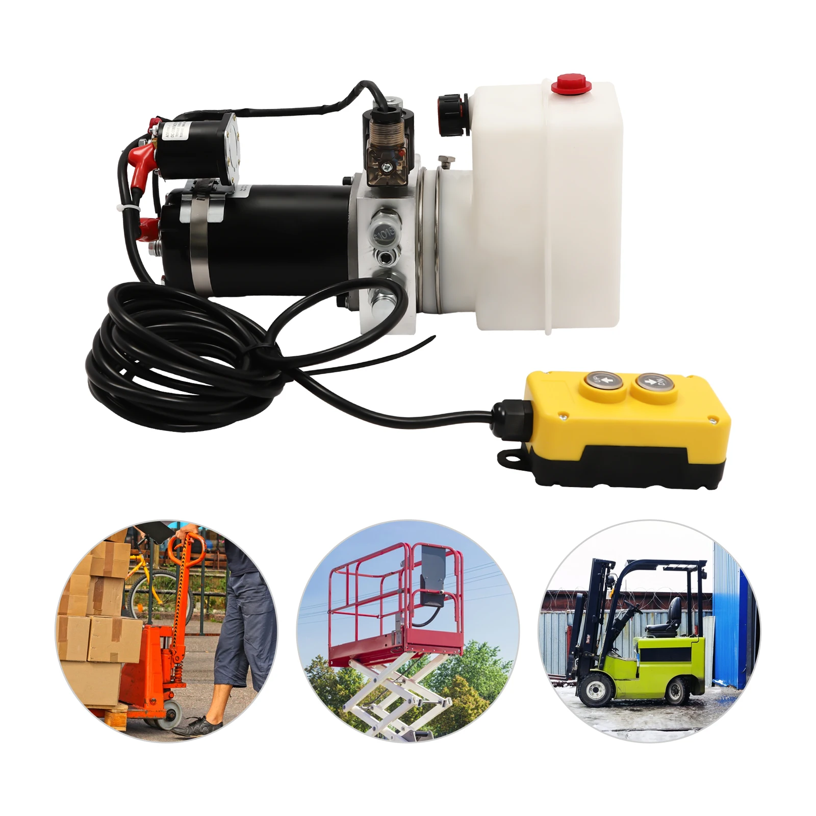 유압 펌프, 12V 원격 제어식 유압 파워 유닛, 덤프 트레일러용 단동 덤프 트럭 유압 펌프