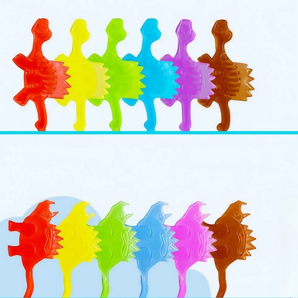 TPR Elastic Sticky Dinosaur Game Children Birthday Party Gift Kindergarten School Celebration Gift Bag Carnival Gifts 10-100 Pcs