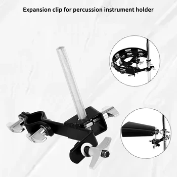 Staffe Clip di estensione Strumento a percussione Clip multifunzione Cowbell Campanelli eolici Clip di estensione Accessori per percussioni