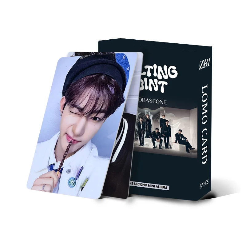 

55pcs/set KPOP ZB1 Mini Album MELTING POINT Lomo Card ZHANG HAO SUNG HANBIN KIM TAERAE RICKY KIM GYUVIN Gift Postcard Photo Card