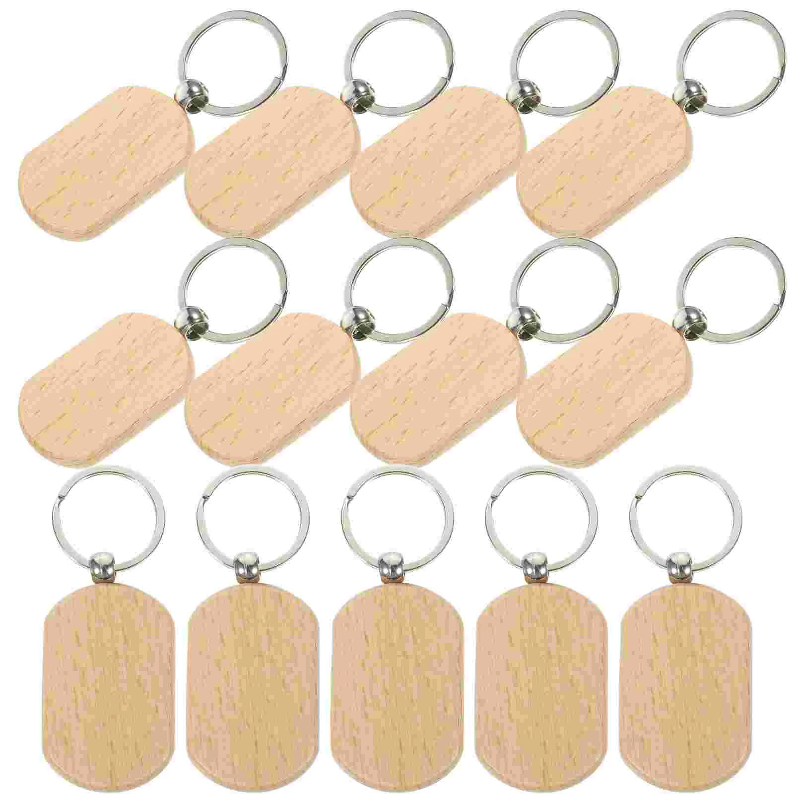 

Painting Drawing DIY Wood Wooden Blank Keychain Unfinished Blank Keychain Wood Keychain Blanks for Gift DIY Decor Keys