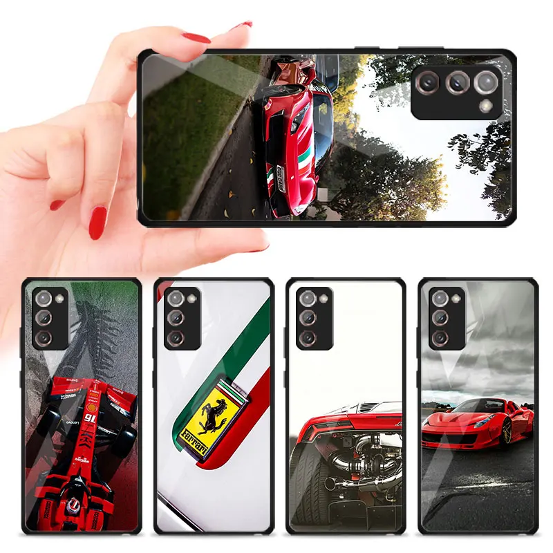 Sports Car F Ferrari Case for Samsung Galaxy S22 S21 S23 Ultra S20 FE