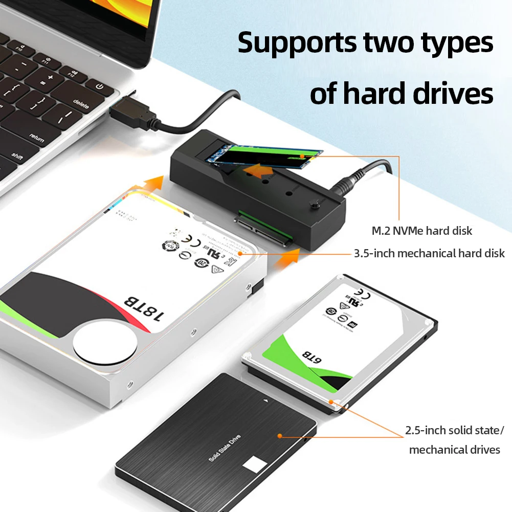   ϵ ũ ̽  UASP M.2 Nvme SSD ̽, CŸ  , SATA HDD Ŭ, 2.5 ġ, 3.5 ġ, 10Gpbs