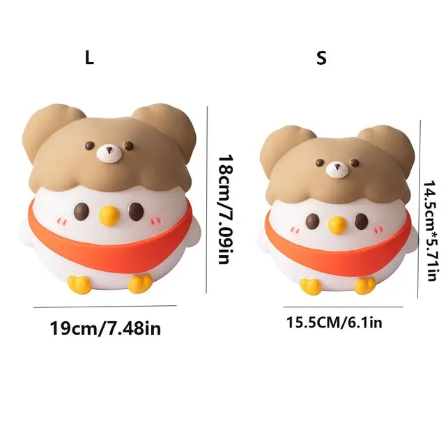 Savings Tank Parrot Piggy Bank Decorative Openable Animal Coin Saving Box Cartoon Large Capacity Cartoon Money Box Kid Toy 6