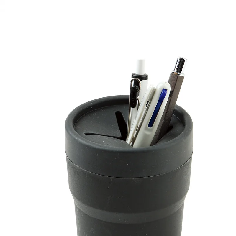 Mini Small Black Car Garbage Can Coin Storage Cup Container Round Styling Universal Size Paper Basket Vehicle Plastic Trash Bin