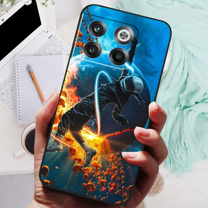 Stylish Black Lion and Wolf Silicone Soft Phone Case - Protective Shell