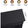 44" Electric Fireplace with Mantel Package Free-Standing Fireplace Heater, Wooden Surround Firebox with Log, Remote Control 4
