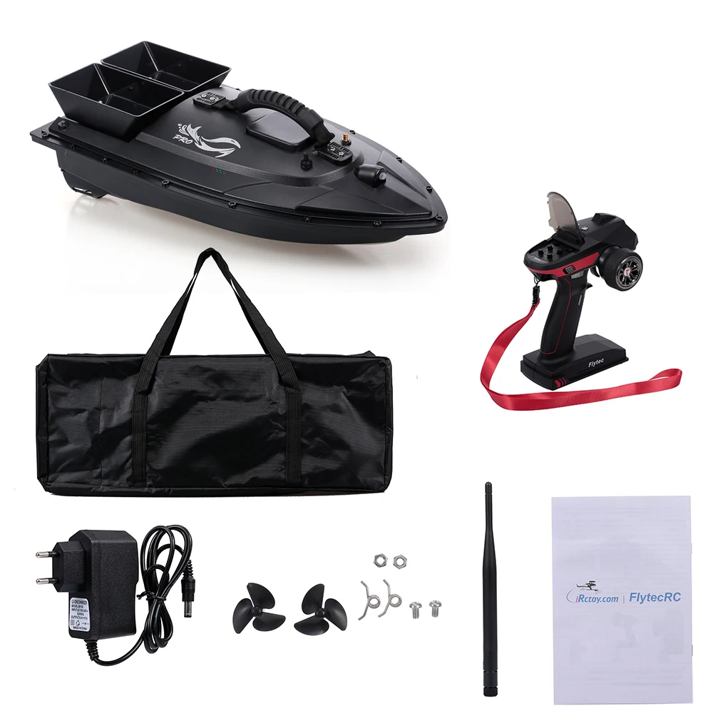 Flytec V500 Upgrade Of 2011-5 Fishing Bait Lure Boat 500M Strong Remote Control Signal Three Blades Wind Resistance Ship 5
