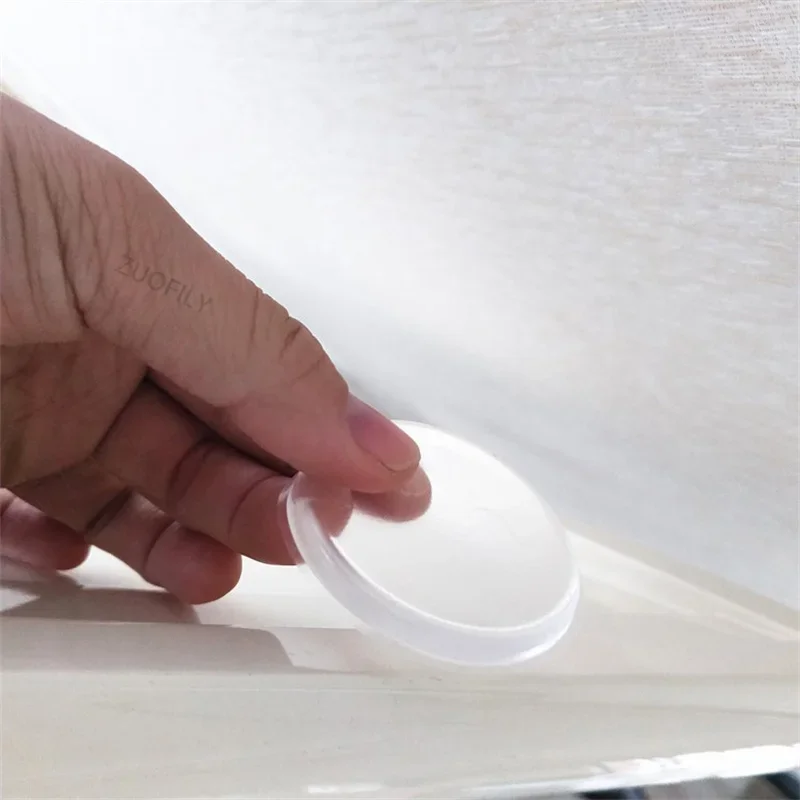1/6Pcs Clear Soft Silicone Wall Protector Door Handle Bumper Self-adhesive Door Stopper Muffler Collision Cushion Protective Pad door stopper silicone door stopper door stopper bumpers silicone rubber bumpers