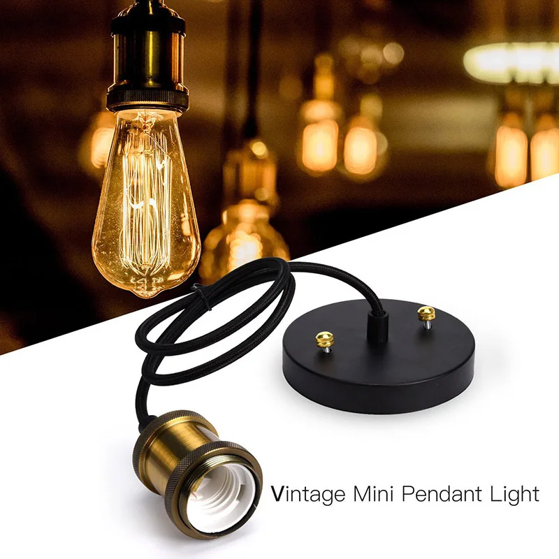 

American Modern Retro Ceiling Lamp Small Droplight Bar Bar Decoration Single-Head Droplight Head