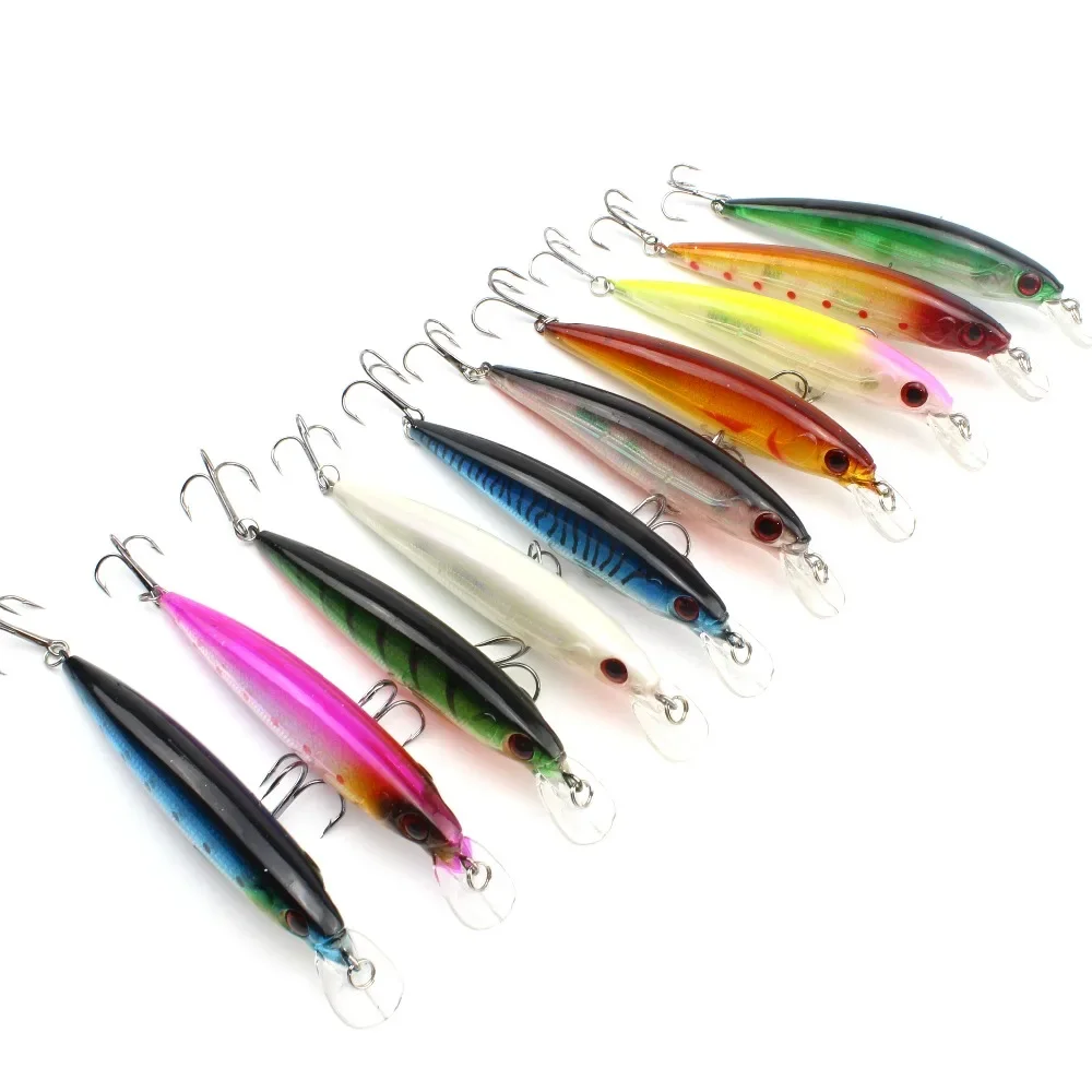 High Quality 10 Pcs/lot Fishing Lures Bait Minnow Bass Lure Tackle  11CM/13.5G Fishing Tackle - AliExpress