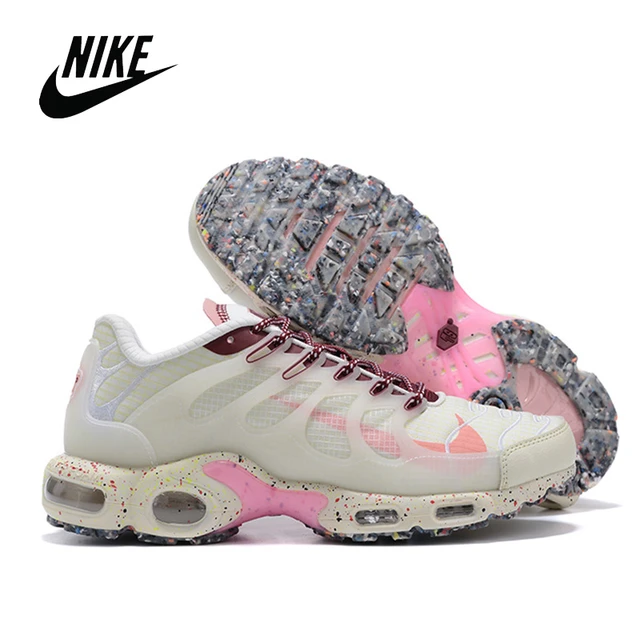 Nike Air Max Plus Tn Women Shoes Breathable Walking Mesh Flat Shoes Woman White Sneakers Women 2022 Tenis Feminino Female Shoes - Running Shoes -