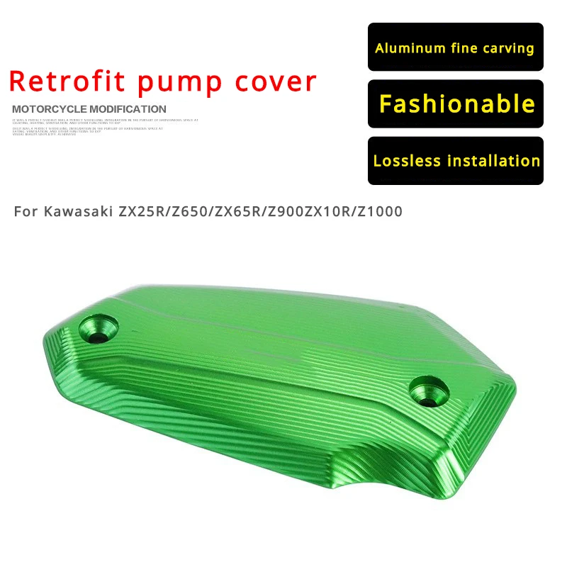 

Motorcycle CNC Rear Brake Master Cylinder Fluid CapCover for Kawasaki ZX25R Z650 ZX65R Z900 ZX1OR Z1000