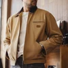 Maden Retro Canvas Detroit Hunting J001 Jacket with Heavyweight Cotton Pockets Design Lapel Collar Zipper Coat for Men's Autumn 1