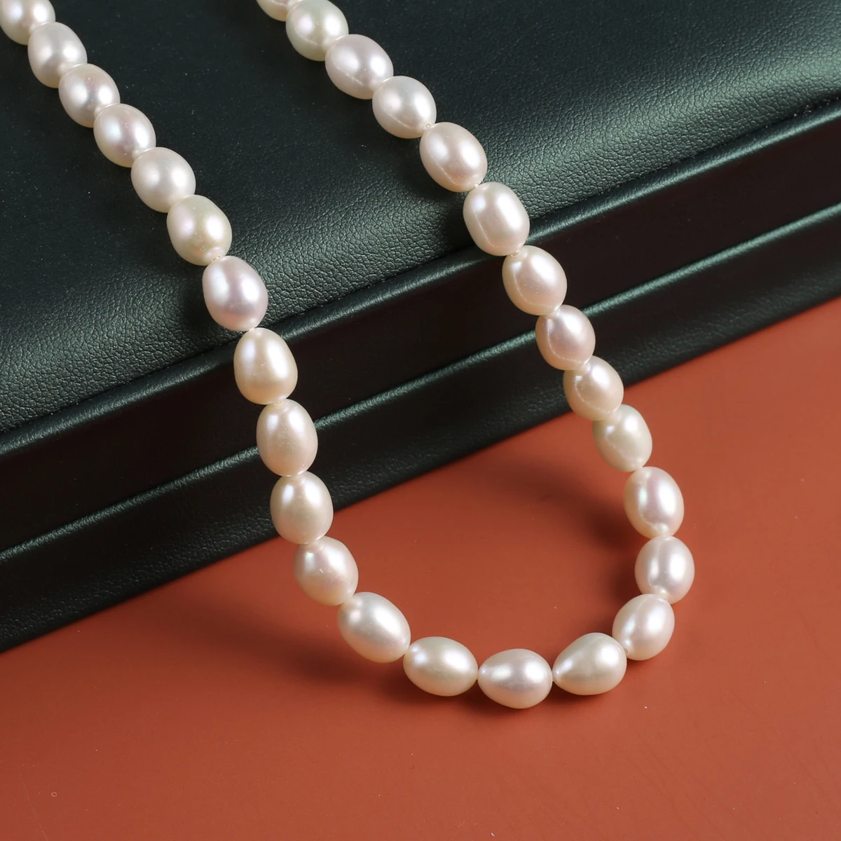 100% Natural Freshwater Pearl Beads High-quality Rice Shaped White AAA Pearls Jewelry Making DIY Necklace Bracelet Gift 36cm