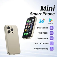 2025 NEW SERVO 16PRO 3G Mini Smartphone 3.75 " Display Dual SIM Cards 1GB+16GB Face Unlock GPS Small Smart Mobile Phones Type-C 1