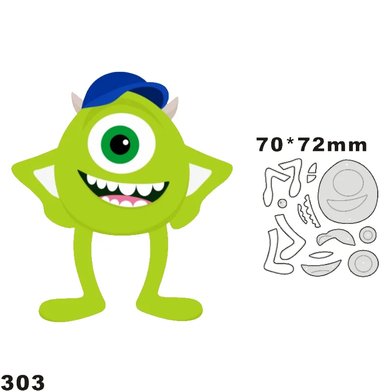 Mike Wazowski Stencil