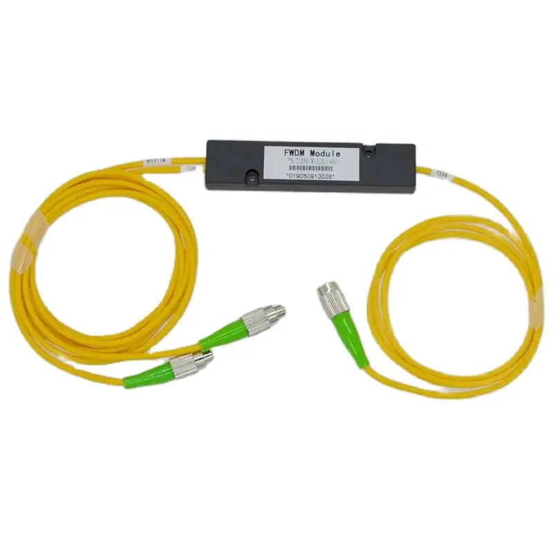 5pcs New FWDM 1310/1490/1550nm Fiber Wavelength Division Multiplexer Optical 1:2 FC APC Connector Wholesale Free Shipping