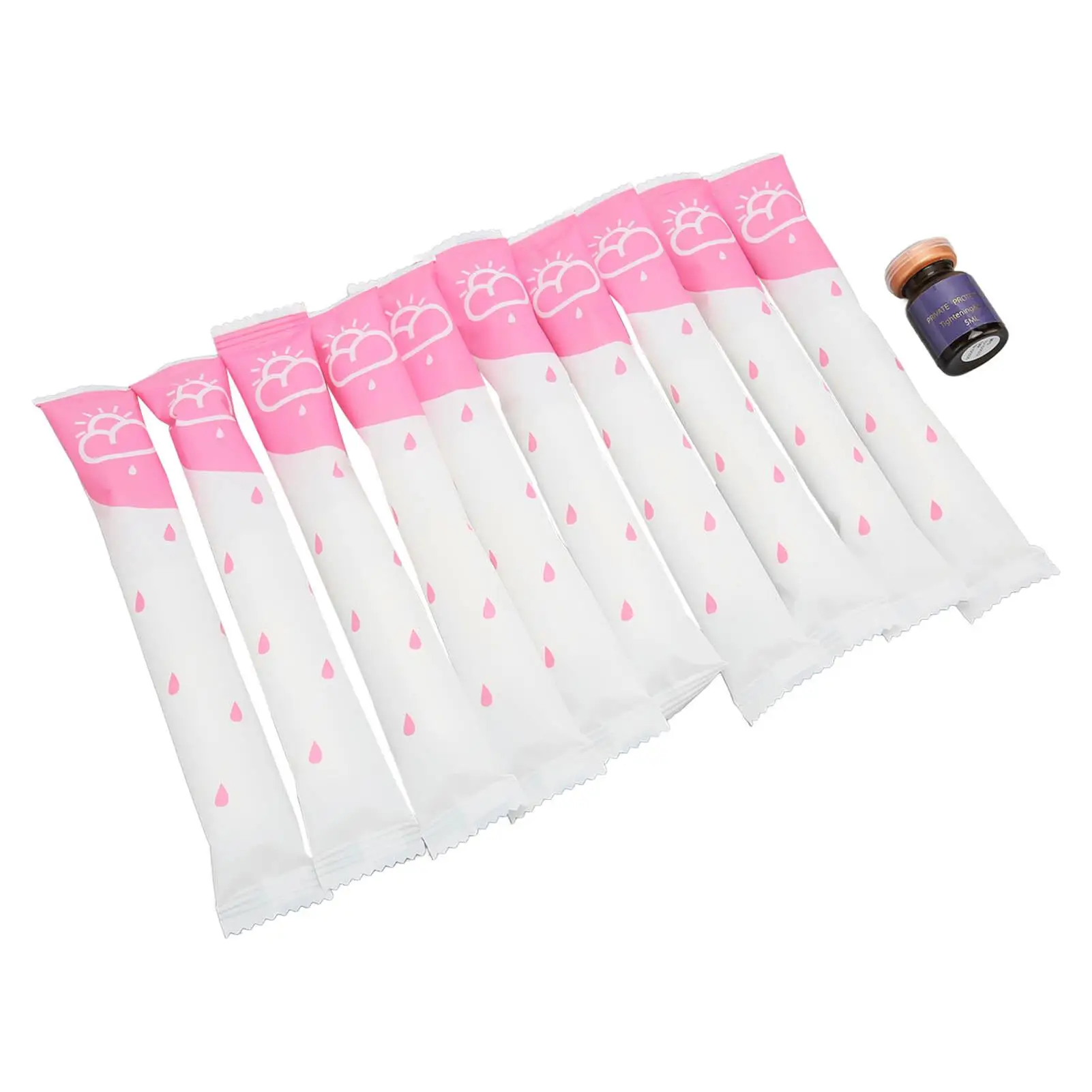 5ml Vaginal Tightening Serum Gel-Moisturizing & Endocrine Regulator with 10 Cotton Tubes