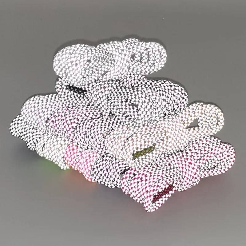 12 Colors 4.5MM High-Ranking Reflective Shoe Accessories Eye-Catching Shoelaces Daily Traveling Nice Street Walking Ropes 350V2