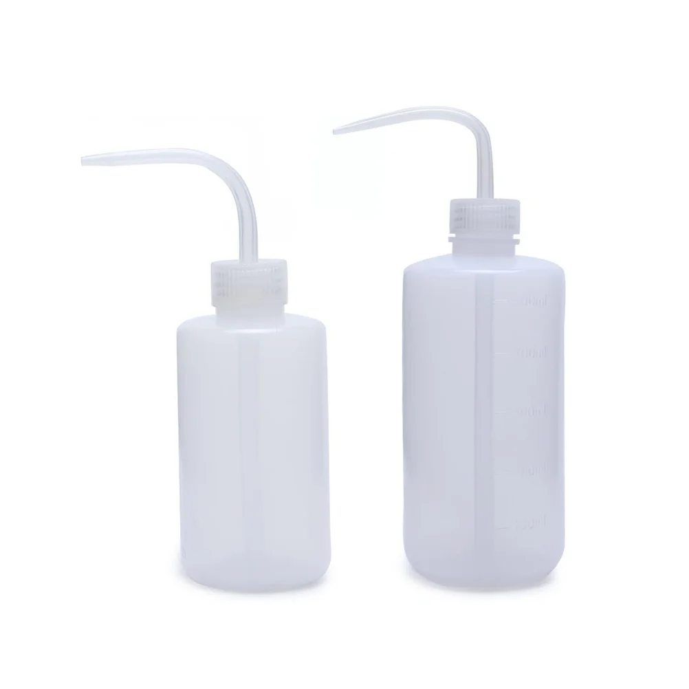 

2 Pack Plant Flower Succulent Watering Bottle Plastic Bend Mouth Watering Cans Squeeze Bottle--250ML and 500ML