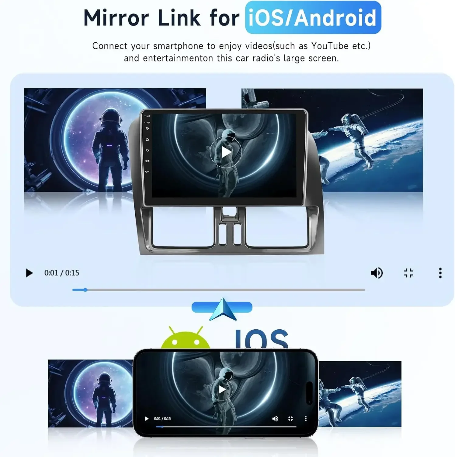Android Car Stereo Radio GPS Navigation System
