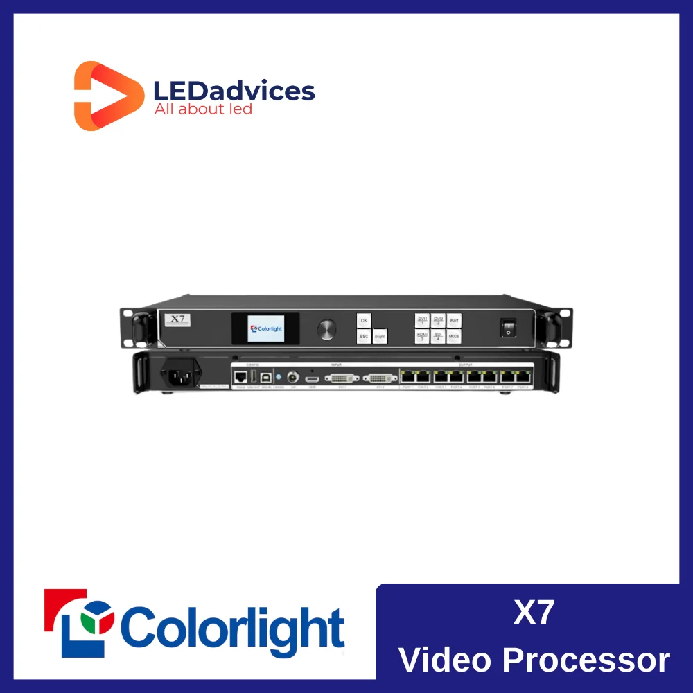 

Colorlight X7 Video Processor All-in-One Professional LED Display Controller Full Color Display 5.2 Million Pixels X6 X8 X12 X16