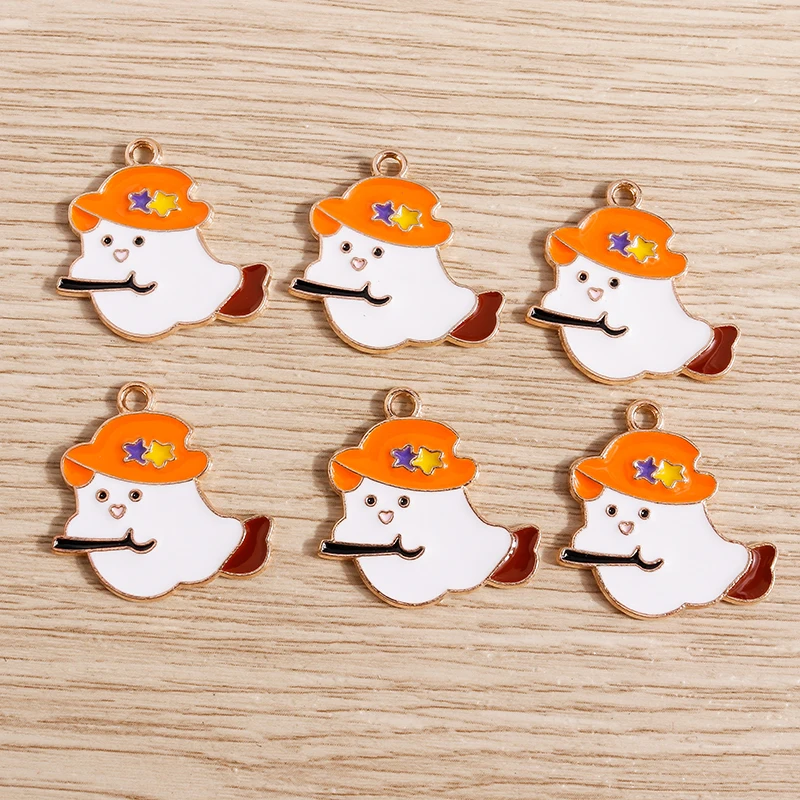 10 Stück 15 x 17 mm Cartoon-Emaille-Hundepfoten-Fußabdruck-Charms für Schmuckherstellung, DIY-Ohrringe, Anhänger, Halsketten, Bastelzubehör – Detail 11