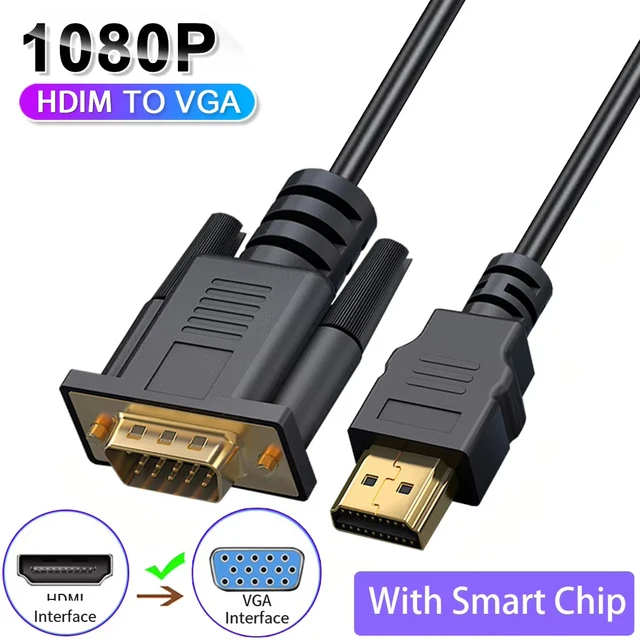 Smart Tv Desktop Vga To Hdmi Tv VGA To HDMI Adapter/Converter With
