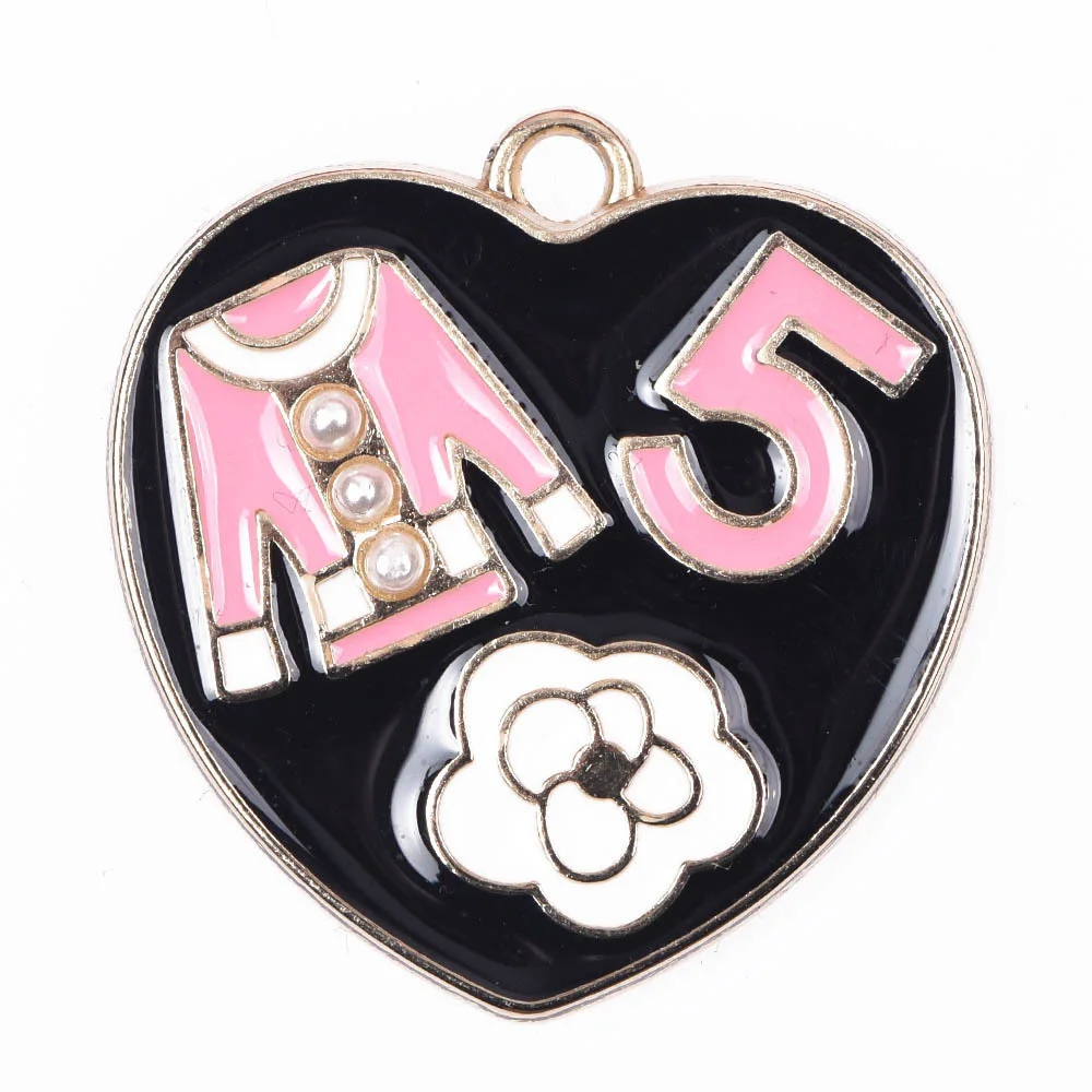 1 Pcs Metal Croc Shoes Charms Pink Women Bags Decoration Black Formal Hat Lady Bracelet Accessories Perfume Bottle Girl Gidt