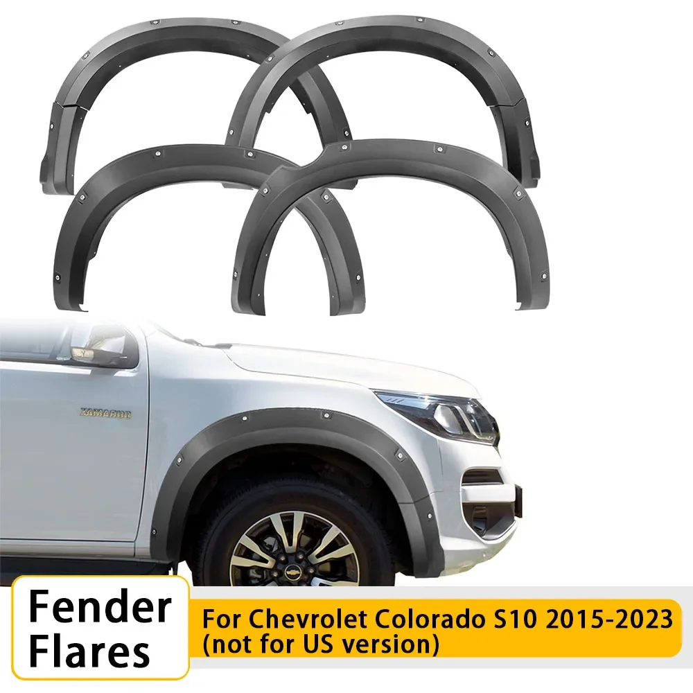 

Fender Flares Wheel Arch with Reflector for Chevrolet Colorado S10 2015-2021 year (not for US version) Car Accessories 6pcs/set