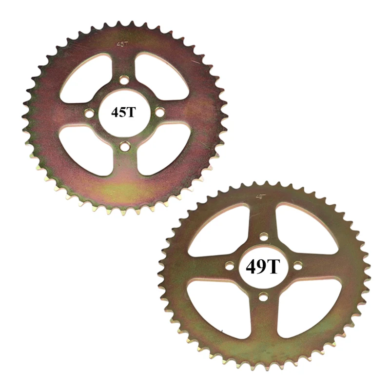 

1 PCS 530 Chains 45T/49T Rear Sprocket for ATV Quad PCit Dirt Bike ATV Karting UTV Buggy Go Kart Four-wheel Off-road Vehicle