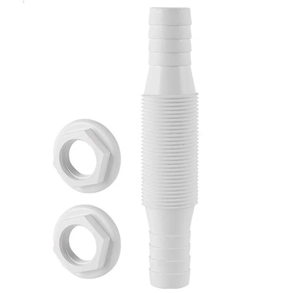 빌지 펌프 드레인 스루 헐 커넥터 128mm 5.04인치 빌지 펌프 호스 커넥터 드레인 ABS 플라스틱 구조