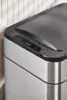 Kitchen Trash Can 60 Liter / 16 Gallon Automatic Trash Can with Butterfly Lid, Motion Sensor Garbage Can for Kitchen, Of 6